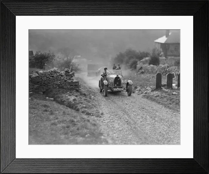 Framed Print : Bugatti Type 40 of HW Blaw competing in the MCC Sporting Trial, 1930. Artist: Bill Brunell Framed Print : Bugatti Type 40 of HW Blaw competing in the MCC Sporting Trial, 1930. Artist: Bill Brunell