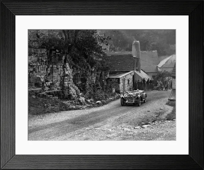 Framed Print : Lagonda of Lord de Clifford competing in the MCC Sporting Trial, Litton Slack, Derbyshire, 1930 Framed Print : Lagonda of Lord de Clifford competing in the MCC Sporting Trial, Litton Slack, Derbyshire, 1930