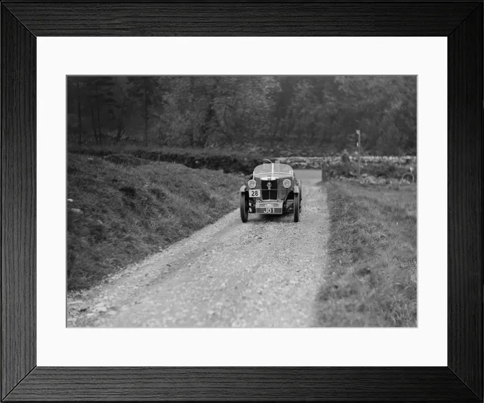 Framed Print : MG M type of HE Symons competing in the MCC Sporting Trial, 1930. Artist: Bill Brunell Framed Print : MG M type of HE Symons competing in the MCC Sporting Trial, 1930. Artist: Bill Brunell