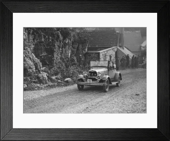 Framed Print : Ford Model A of CM Needham competing in the MCC Sporting Trial, 1930. Artist: Bill Brunell Framed Print : Ford Model A of CM Needham competing in the MCC Sporting Trial, 1930. Artist: Bill Brunell