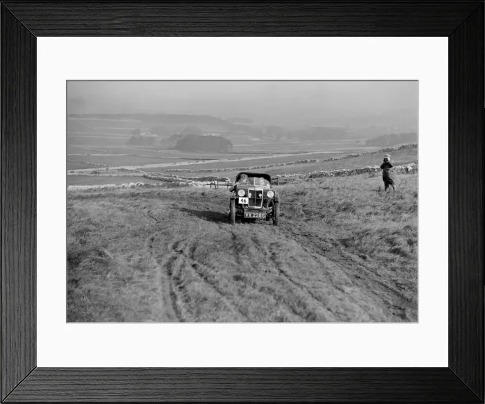Framed Print : MG M type of RD Crump competing in the MCC Sporting Trial, 1930. Artist: Bill Brunell Framed Print : MG M type of RD Crump competing in the MCC Sporting Trial, 1930. Artist: Bill Brunell