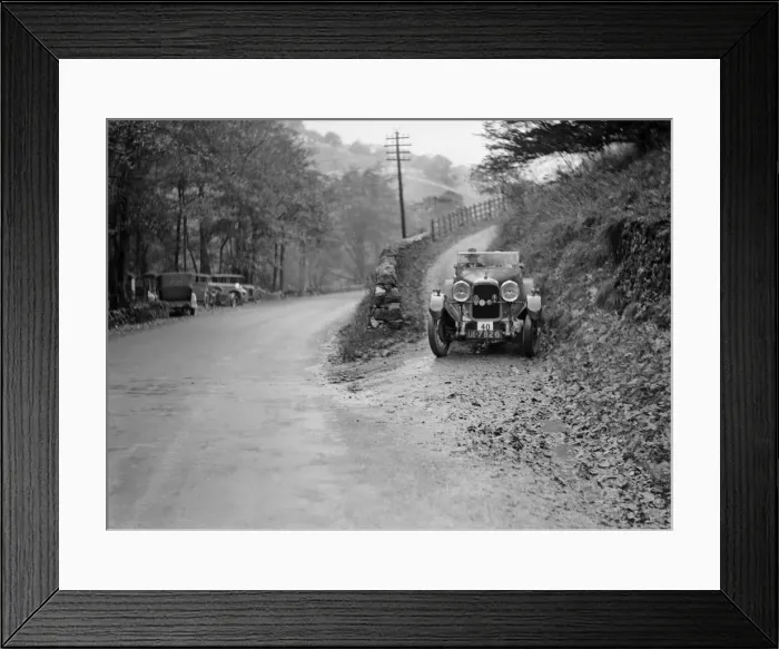 Framed Print : Lagonda of JS Hathaway competing in the MCC Sporting Trial, 1930. Artist: Bill Brunell Framed Print : Lagonda of JS Hathaway competing in the MCC Sporting Trial, 1930. Artist: Bill Brunell