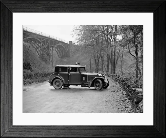 Framed Print : OM of PD Walker competing in the MCC Sporting Trial, 1930. Artist: Bill Brunell Framed Print : OM of PD Walker competing in the MCC Sporting Trial, 1930. Artist: Bill Brunell
