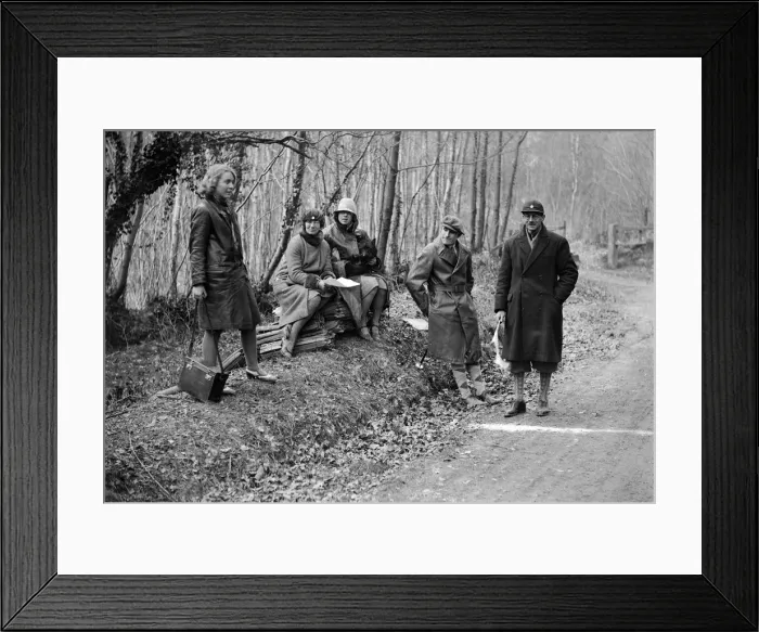 Framed Print : Kitty Brunell at the Sunbeam Motor Car Club Bognor Trial, 1929. Artist: Bill Brunell Framed Print : Kitty Brunell at the Sunbeam Motor Car Club Bognor Trial, 1929. Artist: Bill Brunell