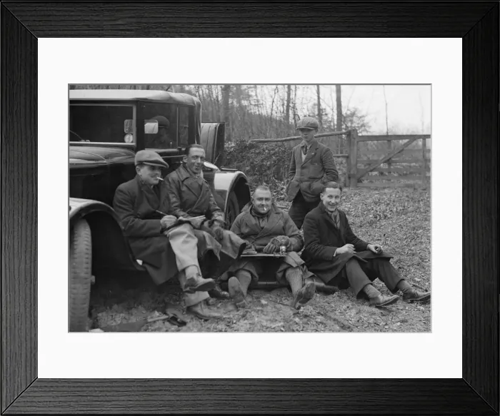 Framed Print : Sunbeam Motor Car Club Bognor Trial, 1929. Artist: Bill Brunell