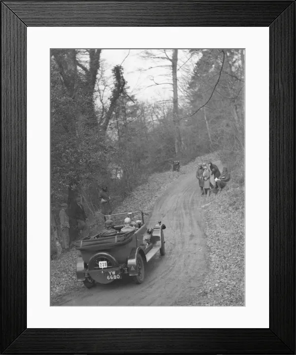 Framed Print : Standard 14 / 28 competing in the Sunbeam Motor Car Club Bognor Trial, 1929. Artist: Bill Brunell Framed Print : Standard 14 / 28 competing in the Sunbeam Motor Car Club Bognor Trial, 1929. Artist: Bill Brunell