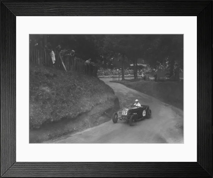 Framed Print : Frazer-Nash competing in the Shelsley Walsh Hillclimb, Worcestershire, 1935. Artist: Bill Brunell Framed Print : Frazer-Nash competing in the Shelsley Walsh Hillclimb, Worcestershire, 1935. Artist: Bill Brunell