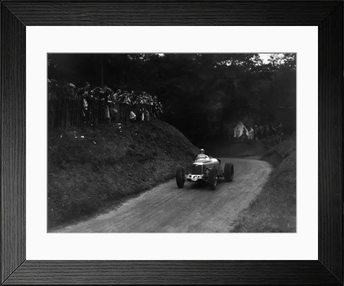 Framed Print : Riley competing in the Shelsley Walsh Hillclimb, Worcestershire, 1935. Artist: Bill Brunell Framed Print : Riley competing in the Shelsley Walsh Hillclimb, Worcestershire, 1935. Artist: Bill Brunell