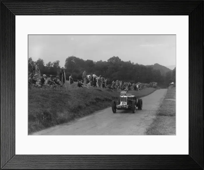 Framed Print : MG competing in the Shelsley Walsh Hillclimb, Worcestershire, 1935. Artist: Bill Brunell Framed Print : MG competing in the Shelsley Walsh Hillclimb, Worcestershire, 1935. Artist: Bill Brunell