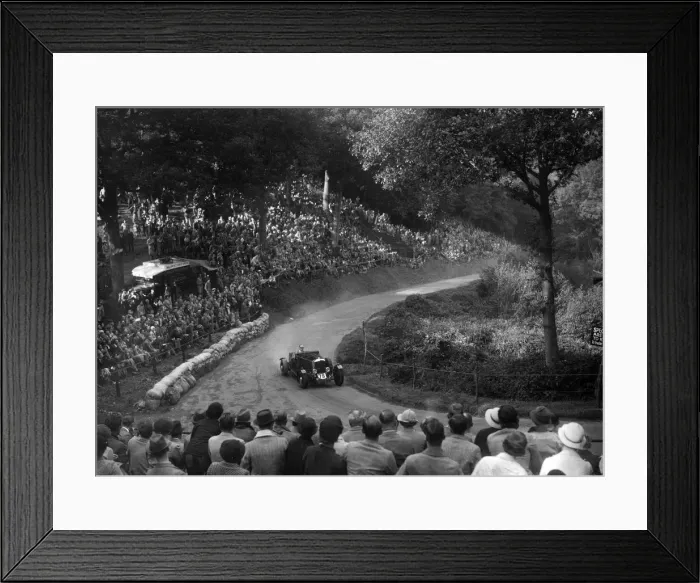 Framed Print : Railton light sports tourer competing in the Shelsley Walsh Hillclimb, Worcestershire, 1935 Framed Print : Railton light sports tourer competing in the Shelsley Walsh Hillclimb, Worcestershire, 1935