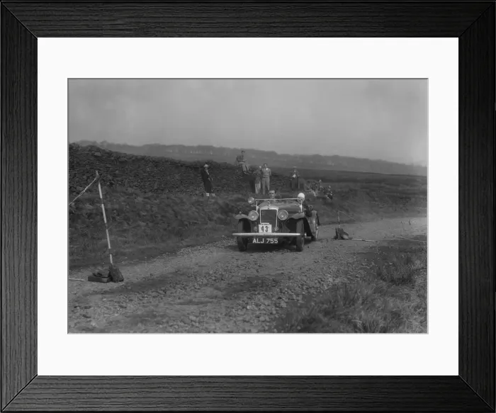 Framed Print : Hillman Aero Minx open 2-seater of LJO Bartlett competing in the Sunbac Inter-Club Team Trial, 1935 Framed Print : Hillman Aero Minx open 2-seater of LJO Bartlett competing in the Sunbac Inter-Club Team Trial, 1935