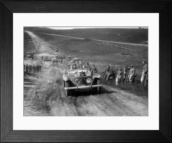 Framed Print : Talbot 105 competing in a motoring trial, Bagshot Heath, Surrey, 1930s. Artist: Bill Brunell Framed Print : Talbot 105 competing in a motoring trial, Bagshot Heath, Surrey, 1930s. Artist: Bill Brunell