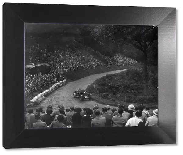 Alvis competing in the Shelsley Walsh Hillclimb, Worcestershire, 1935. Artist: Bill Brunell