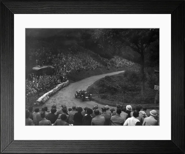 Framed Print : Alvis competing in the Shelsley Walsh Hillclimb, Worcestershire, 1935. Artist: Bill Brunell Framed Print : Alvis competing in the Shelsley Walsh Hillclimb, Worcestershire, 1935. Artist: Bill Brunell