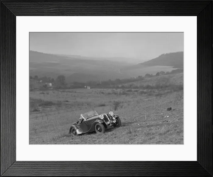 Framed Print : Frazer-Nash BMW 319 competing in the London Motor Club Coventry Cup Trial, Knatts Hill, Kent, 1938 Framed Print : Frazer-Nash BMW 319 competing in the London Motor Club Coventry Cup Trial, Knatts Hill, Kent, 1938