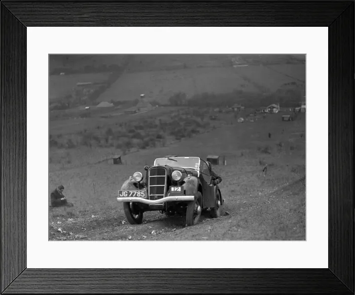 Framed Print : Ford Model C Ten competing in the London Motor Club Coventry Cup Trial, Knatts Hill, Kent, 1938 Framed Print : Ford Model C Ten competing in the London Motor Club Coventry Cup Trial, Knatts Hill, Kent, 1938