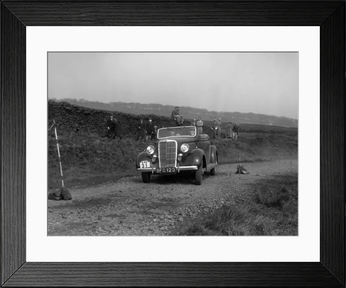 Framed Print : Ford V8 drophead of Viscount Chetwynd competing in the Sunbac Inter-Club Team Trial, 1935 Framed Print : Ford V8 drophead of Viscount Chetwynd competing in the Sunbac Inter-Club Team Trial, 1935