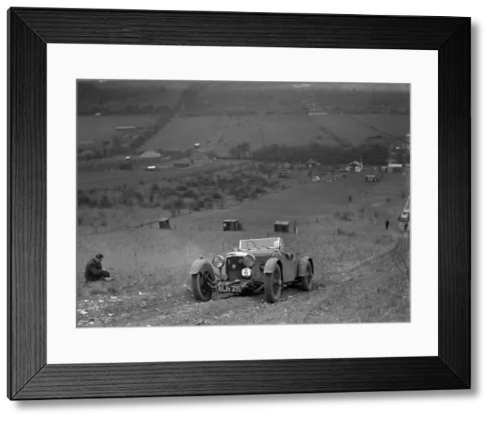 Framed Print : Aston Martin Sports competing in the London Motor Club Coventry Cup Trial, Knatts Hill, Kent, 1938 Framed Print : Aston Martin Sports competing in the London Motor Club Coventry Cup Trial, Knatts Hill, Kent, 1938