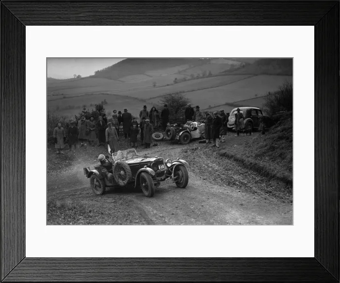 Framed Print : Frazer-Nash TT replica of TN Clare competing in the MG Car Club Midland Centre Trial, 1938 Framed Print : Frazer-Nash TT replica of TN Clare competing in the MG Car Club Midland Centre Trial, 1938