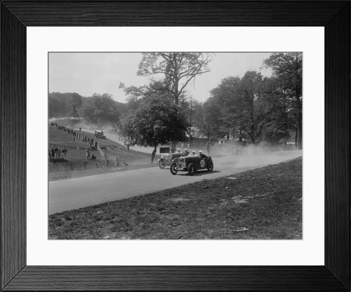 Framed Print : Two Wolseleys racing, Donington Park Race Meeting, Leicestershire, 1933. Artist: Bill Brunell Framed Print : Two Wolseleys racing, Donington Park Race Meeting, Leicestershire, 1933. Artist: Bill Brunell