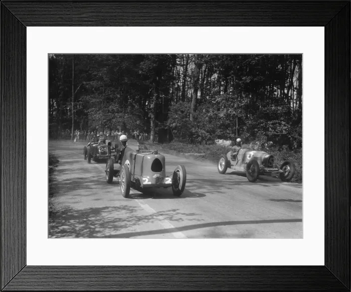 Framed Print : MG Magnette, Bugatti Type 37A and Alta, Donington Park Race Meeting, Leicestershire, 1935 Framed Print : MG Magnette, Bugatti Type 37A and Alta, Donington Park Race Meeting, Leicestershire, 1935