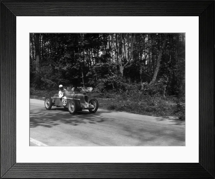 Framed Print : MG Q type of Kenneth Evans racing at Donington Park, Leicestershire, 1935. Artist: Bill Brunell Framed Print : MG Q type of Kenneth Evans racing at Donington Park, Leicestershire, 1935. Artist: Bill Brunell