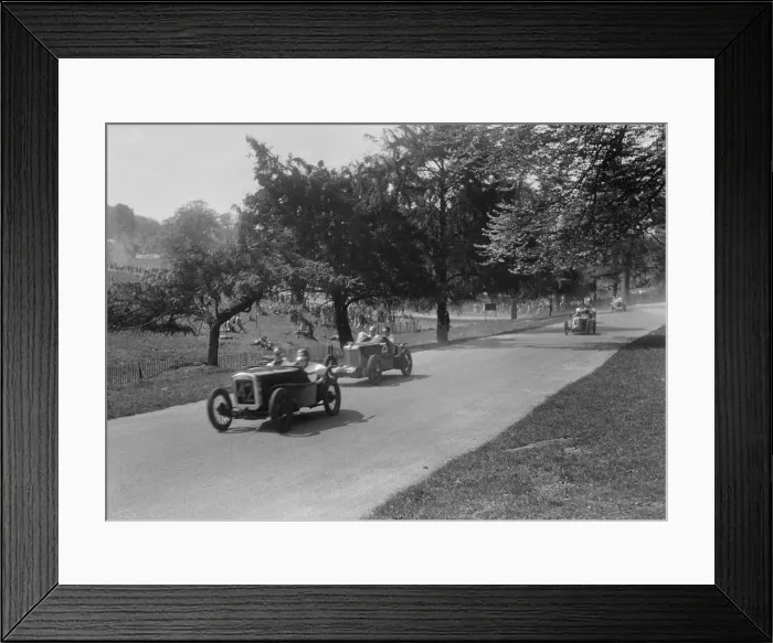 Framed Print : Austin Ulster leading a MG Magnette at Donington Park, Leicestershire, 1930s. Artist: Bill Brunell Framed Print : Austin Ulster leading a MG Magnette at Donington Park, Leicestershire, 1930s. Artist: Bill Brunell