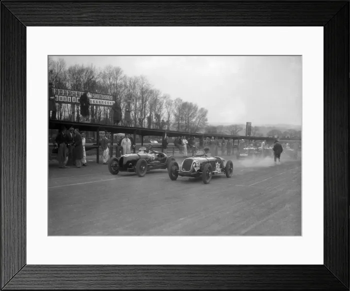 Framed Print : Riley and Alta racing at Donington Park, Leicestershire, c1930s. Artist: Bill Brunell Framed Print : Riley and Alta racing at Donington Park, Leicestershire, c1930s. Artist: Bill Brunell