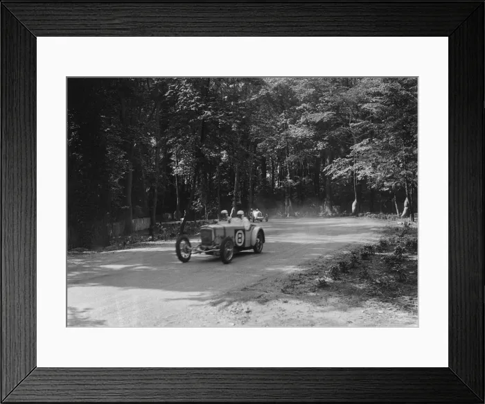 Framed Print : Frazer-Nash racing at Donington Park, Leicestershire, c1930s. Artist: Bill Brunell Framed Print : Frazer-Nash racing at Donington Park, Leicestershire, c1930s. Artist: Bill Brunell