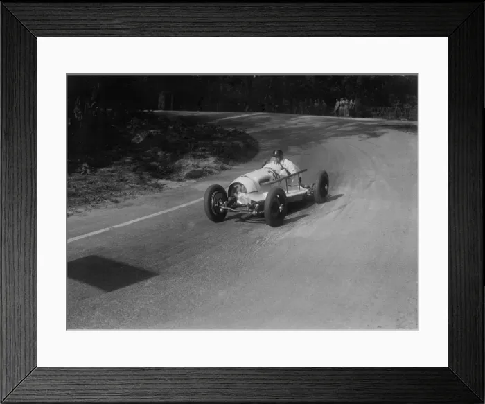 Framed Print : Frazer-Nash racing at Donington Park, Leicestershire, c1930s. Artist: Bill Brunell Framed Print : Frazer-Nash racing at Donington Park, Leicestershire, c1930s. Artist: Bill Brunell