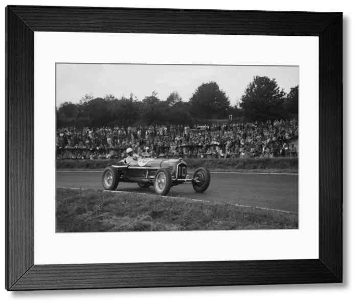 Framed Print : Alfa Romeo of Kenneth Evans racing at Crystal Palace, London, 1939. Artist: Bill Brunell Framed Print : Alfa Romeo of Kenneth Evans racing at Crystal Palace, London, 1939. Artist: Bill Brunell