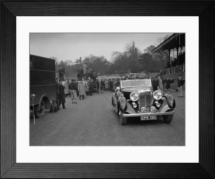 Framed Print : Lagonda open 4-seater tourer, possibly owned by Earl Howe, Crystal Palace, London, 1939 Framed Print : Lagonda open 4-seater tourer, possibly owned by Earl Howe, Crystal Palace, London, 1939