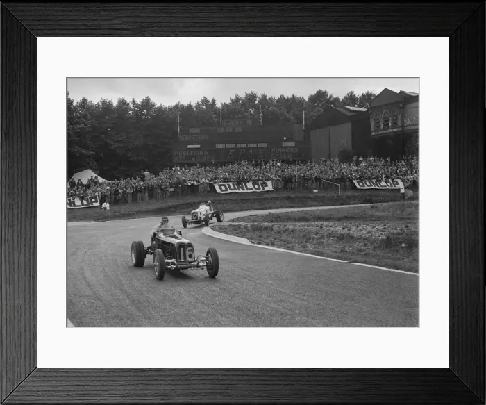Framed Print : ERAs of Raymond Mays and Arthur Dobson racing at Crystal Palace, London, 1939. Artist: Bill Brunell Framed Print : ERAs of Raymond Mays and Arthur Dobson racing at Crystal Palace, London, 1939. Artist: Bill Brunell