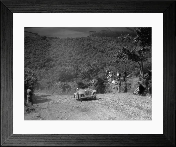 Framed Print : Jaguar SS competing in the Mid Surrey AC Barnstaple Trial, Beggars Roost, Devon, 1934 Framed Print : Jaguar SS competing in the Mid Surrey AC Barnstaple Trial, Beggars Roost, Devon, 1934