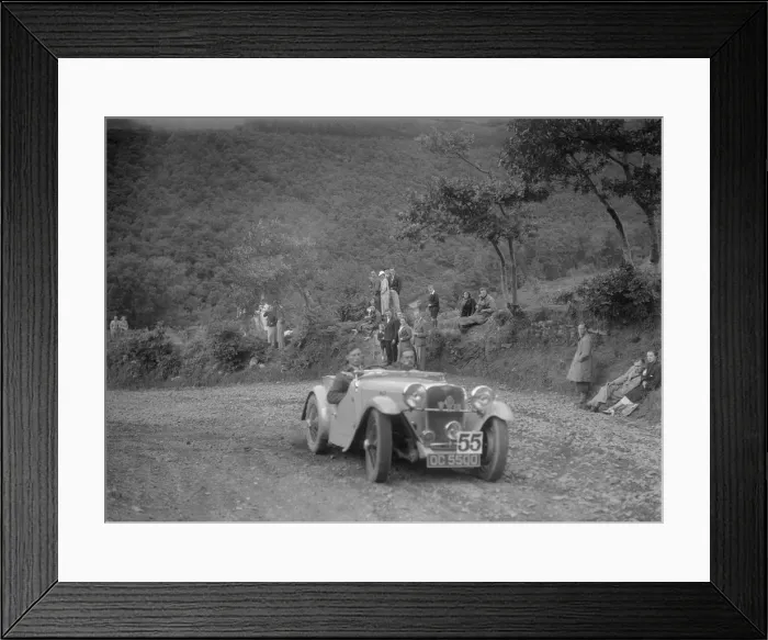 Framed Print : Singer competing in the Mid Surrey AC Barnstaple Trial, Beggars Roost, Devon, 1934 Framed Print : Singer competing in the Mid Surrey AC Barnstaple Trial, Beggars Roost, Devon, 1934