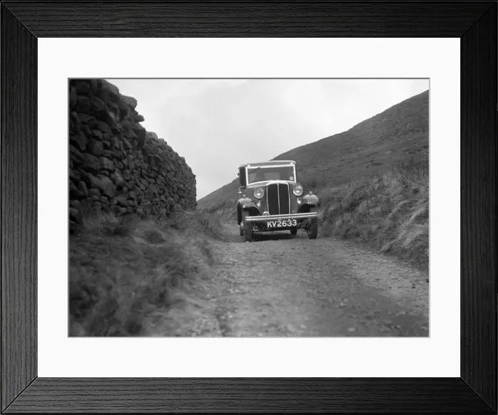 Framed Print : Kitty Brunell road testing a Standard Little Twelve saloon, c1932. Artist: Bill Brunell Framed Print : Kitty Brunell road testing a Standard Little Twelve saloon, c1932. Artist: Bill Brunell