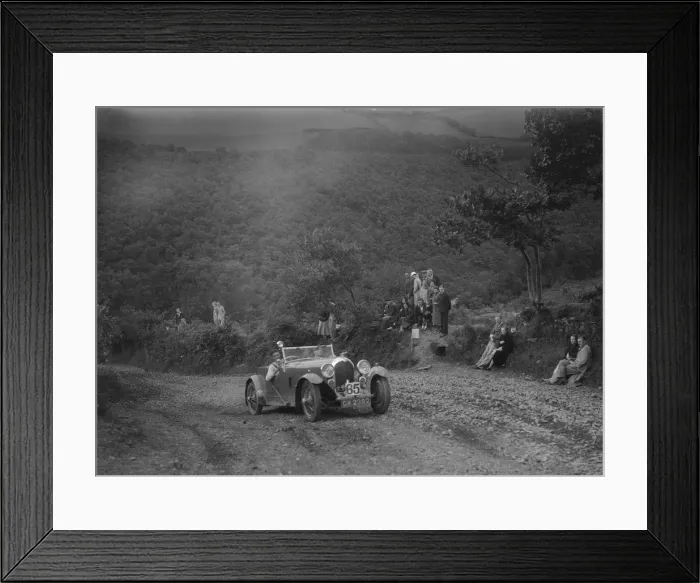 Framed Print : Marendaz special open 2-seater at the Mid Surrey AC Barnstaple Trial, Beggars Roost, Devon, 1934 Framed Print : Marendaz special open 2-seater at the Mid Surrey AC Barnstaple Trial, Beggars Roost, Devon, 1934