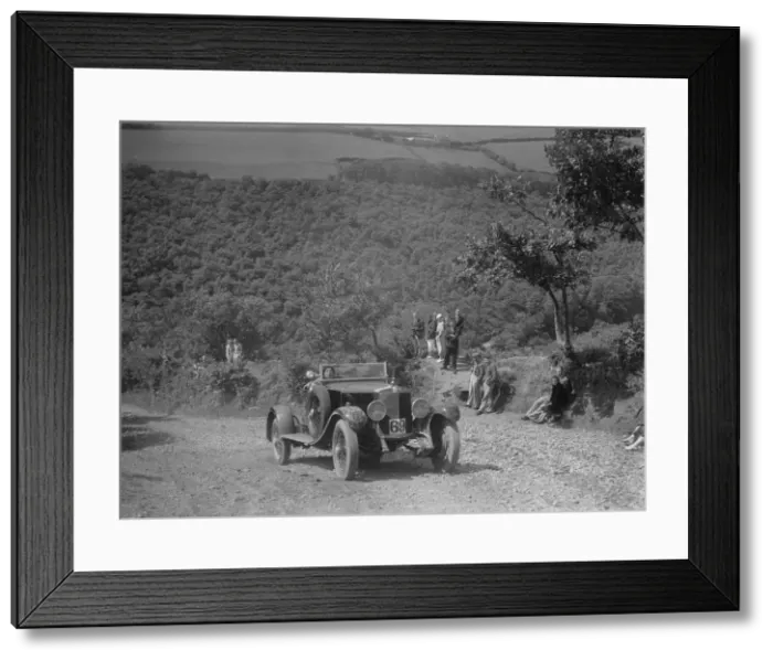 Framed Print : Alfa Romeo RL competing in the Mid Surrey AC Barnstaple Trial, Beggars Roost, Devon, 1934 Framed Print : Alfa Romeo RL competing in the Mid Surrey AC Barnstaple Trial, Beggars Roost, Devon, 1934