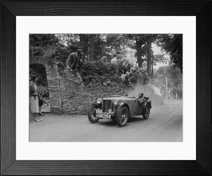 Framed Print : MG TA of Ken Crawford of the Cream Cracker Team, Torbay, Devon, MCC Torquay Rally, 1938 Framed Print : MG TA of Ken Crawford of the Cream Cracker Team, Torbay, Devon, MCC Torquay Rally, 1938