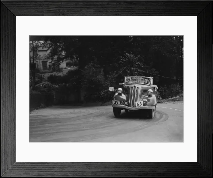 Framed Print : Ford Model C 10 of J McEvoy competing in the MCC Torquay Rally, Torbay, Devon, 1938 Framed Print : Ford Model C 10 of J McEvoy competing in the MCC Torquay Rally, Torbay, Devon, 1938