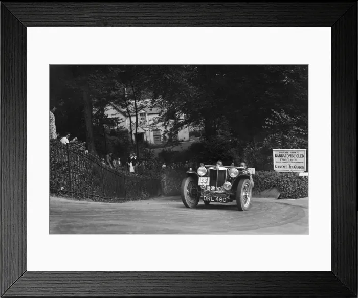 Framed Print : MG TA of FG Cornish competing in the MCC Torquay Rally, Torbay, Devon, 1938. Artist: Bill Brunell Framed Print : MG TA of FG Cornish competing in the MCC Torquay Rally, Torbay, Devon, 1938. Artist: Bill Brunell
