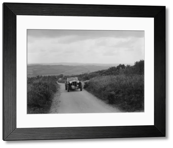 Framed Print : MG TA of RA MacDermid competing in the MCC Torquay Rally, 1938. Artist: Bill Brunell Framed Print : MG TA of RA MacDermid competing in the MCC Torquay Rally, 1938. Artist: Bill Brunell