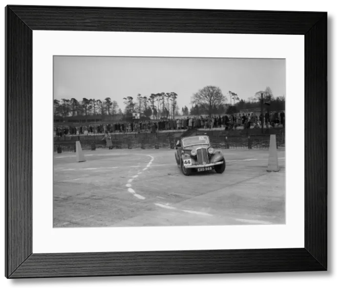 Framed Print : Talbot saloon competing in the JCC Rally, Brooklands, Surrey, 1939. Artist: Bill Brunell Framed Print : Talbot saloon competing in the JCC Rally, Brooklands, Surrey, 1939. Artist: Bill Brunell