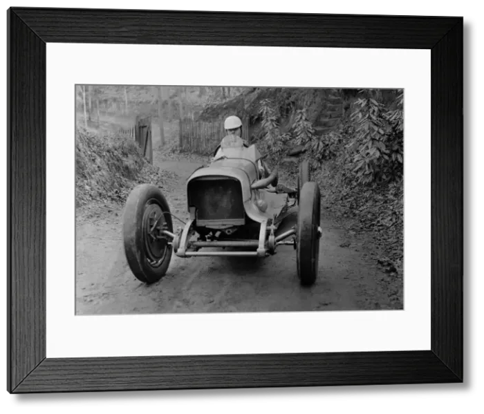 Framed Print : Charles Mortimer driving an offset-bodied single-seater MG KN Special, c1930s Artist: Bill Brunell Framed Print : Charles Mortimer driving an offset-bodied single-seater MG KN Special, c1930s Artist: Bill Brunell