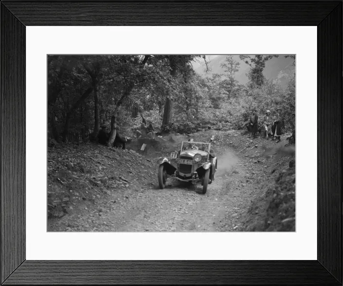 Framed Print : Frazer-Nash Sportop taking part in a motoring trial, c1930s. Artist: Bill Brunell Framed Print : Frazer-Nash Sportop taking part in a motoring trial, c1930s. Artist: Bill Brunell