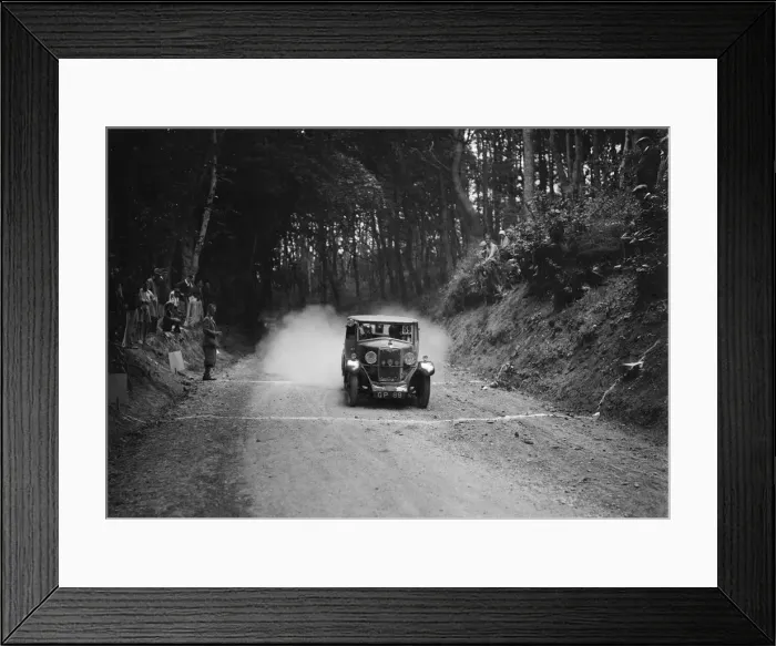 Framed Print : Riley taking part in a motoring trial, c1930s. Artist: Bill Brunell Framed Print : Riley taking part in a motoring trial, c1930s. Artist: Bill Brunell