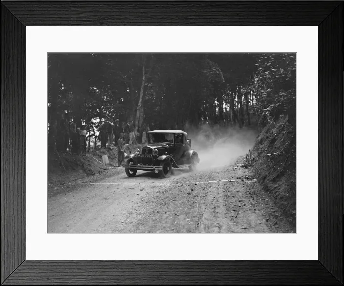Framed Print : Ford Model A taking part in a motoring trial, c1930s. Artist: Bill Brunell Framed Print : Ford Model A taking part in a motoring trial, c1930s. Artist: Bill Brunell