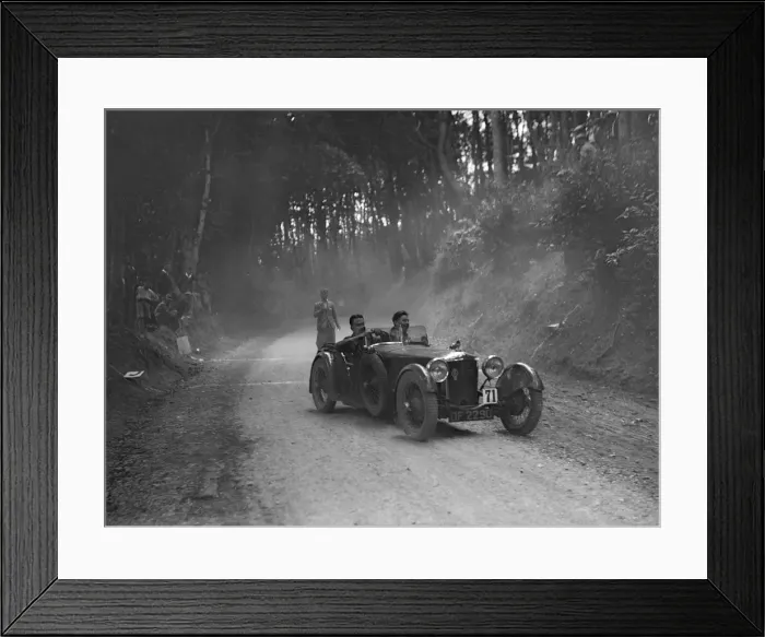 Framed Print : Frazer-Nash 2-seater taking part in a motoring trial, c1930s. Artist: Bill Brunell Framed Print : Frazer-Nash 2-seater taking part in a motoring trial, c1930s. Artist: Bill Brunell