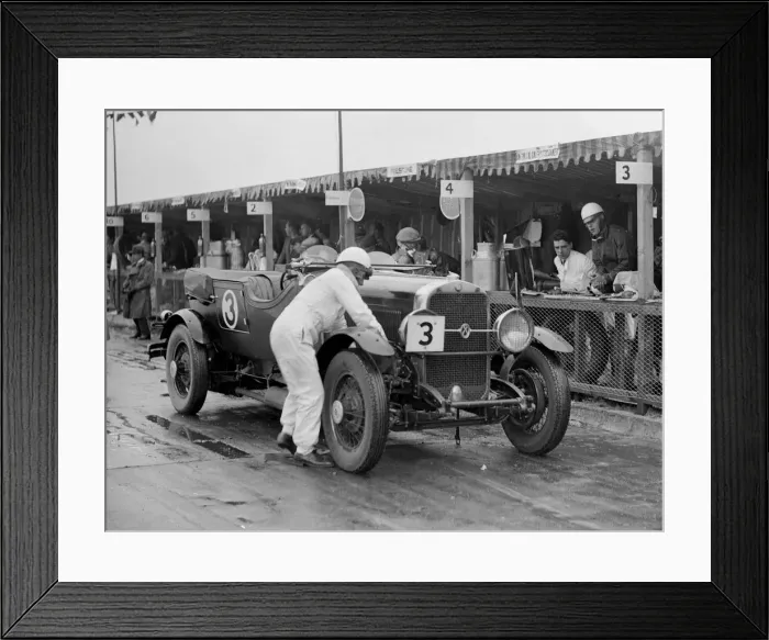Framed Print : Studebaker of A Hollidge and GAW Laird in the pits at the JCC Double Twelve Race, Brooklands, 1929 Framed Print : Studebaker of A Hollidge and GAW Laird in the pits at the JCC Double Twelve Race, Brooklands, 1929