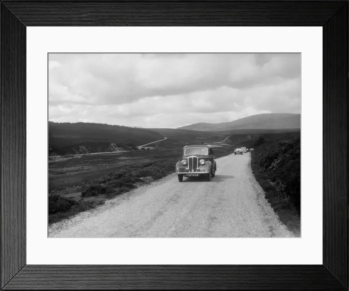 Framed Print : Standard of AE Lindsay competing in the RSAC Scottish Rally, 1936. Artist: Bill Brunell Framed Print : Standard of AE Lindsay competing in the RSAC Scottish Rally, 1936. Artist: Bill Brunell